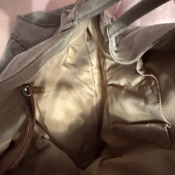 The Sak Taupe Leather Tote Bag - Picture 7 of 8